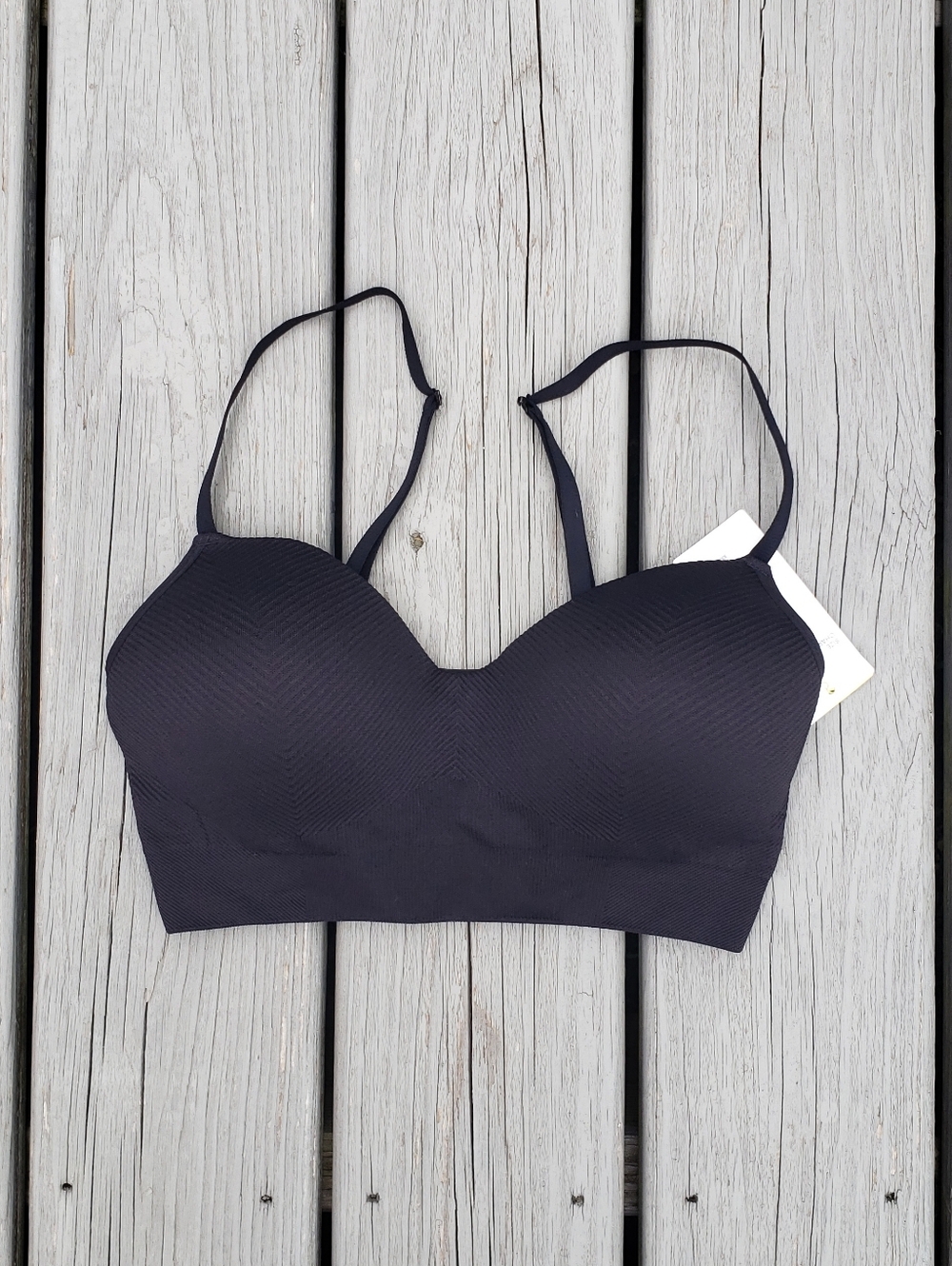 All in Motion Seamless Medium Support Sports Bra Small - Black